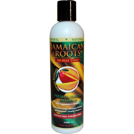 Jamaican Roots Refresh & Tingle Shampoo – 250ml